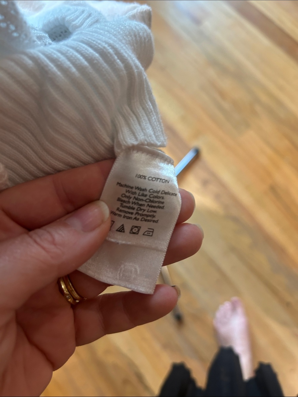 Eddie Bauer White Hooded Zip-Front Knit Swim Cover-Up ✨💯%Cotton✨EUC✨ - Picture 8 of 8